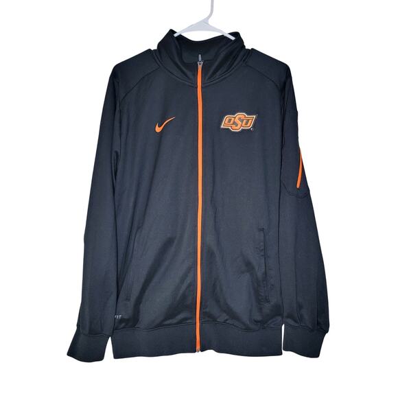 OKLAHOMA STATE Cowboys Dri-fit Nike Zipup Jacket Medium - Picture 1 of 7